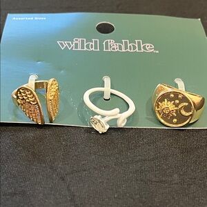 NWT Bulk Wholesale 3-piece Ring Sets on Cards